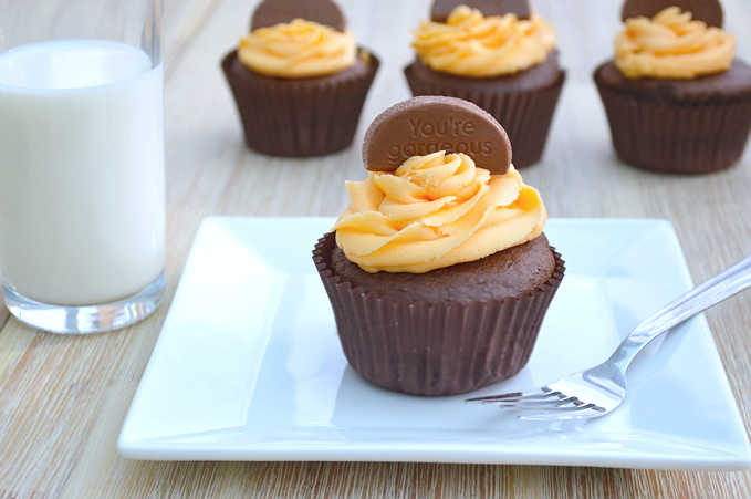 Chocolate orange cupcakes