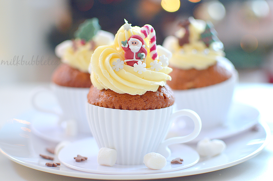 Gingerbread cupcakes