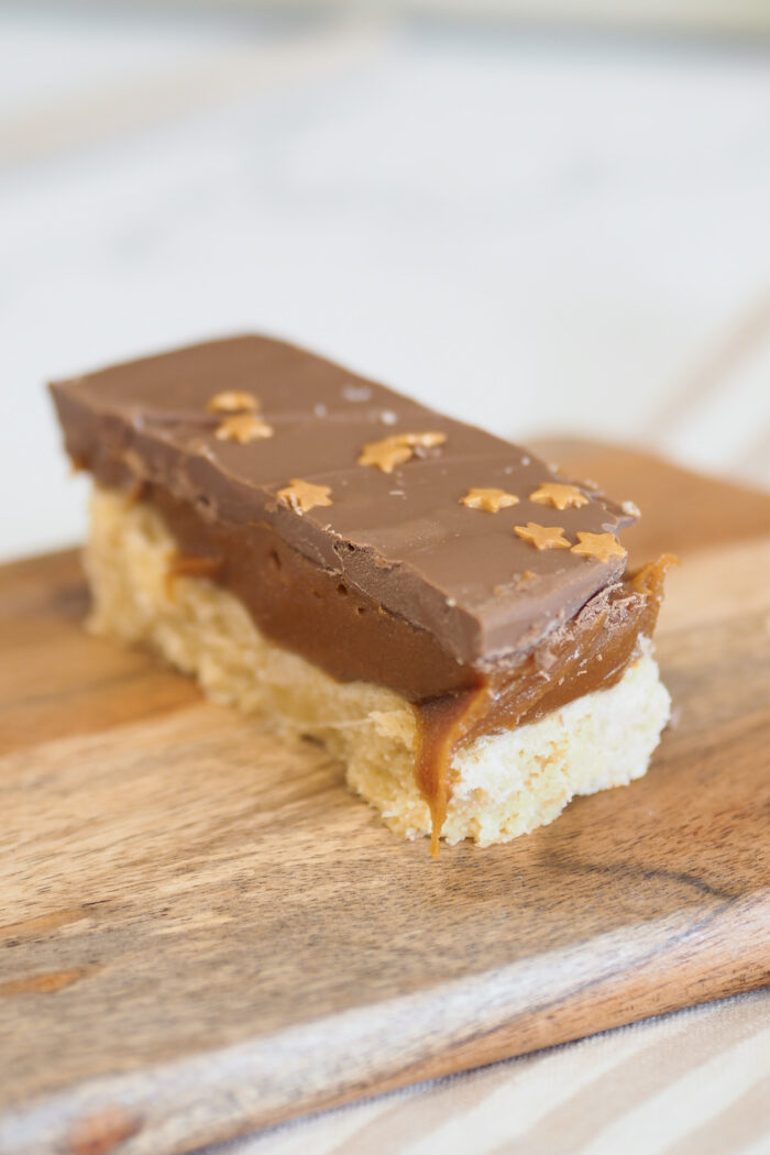 Caramel Shortbread Slices!